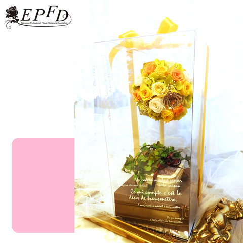 プリザーブドフラワー　トピアリー