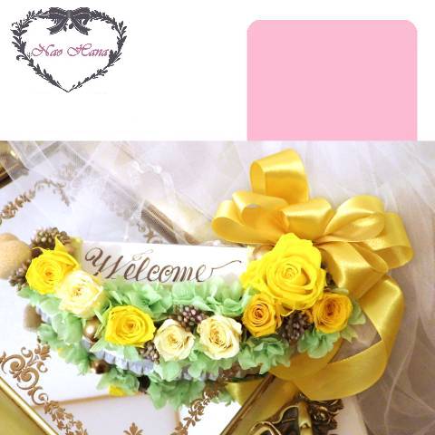 プリザーブドフラワー　ウォールクレッセント