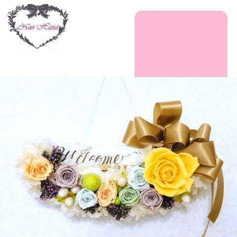 プリザーブドフラワー　ウォールクレッセント