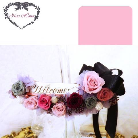 プリザーブドフラワー　ウォールクレッセント