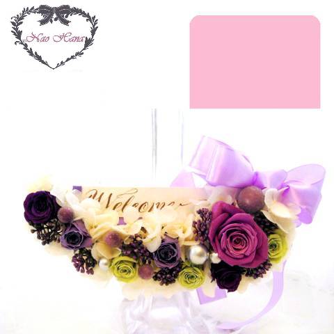 プリザーブドフラワー　ウォールクレッセント