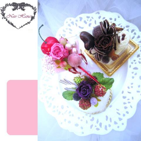 プリザーブドフラワー　スイーツトロワ