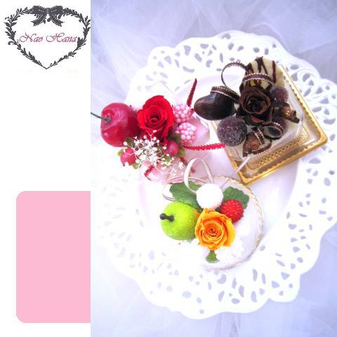 プリザーブドフラワー　スイーツトロワ