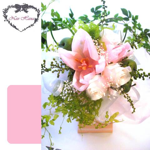 プリザーブドフラワー　パリのミニブーケ