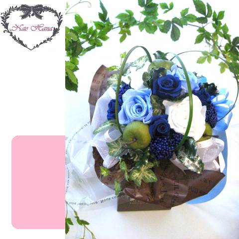 プリザーブドフラワー　パリのミニブーケ