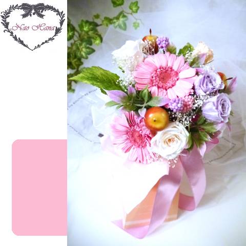 プリザーブドフラワー　パリのミニブーケ