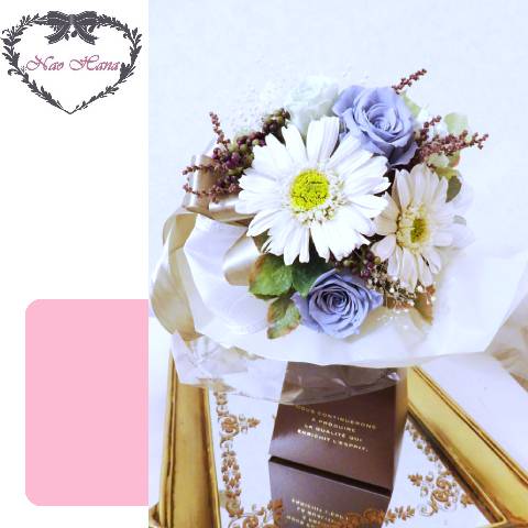 プリザーブドフラワー　パリのミニブーケ