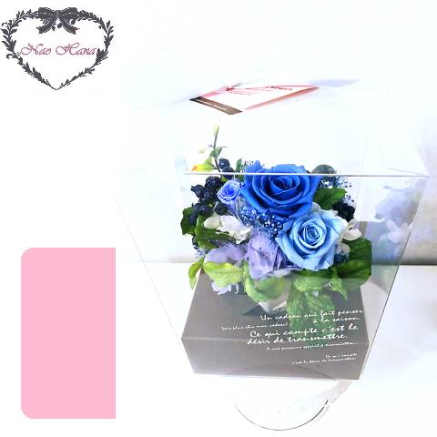 プリザーブドフラワー　ポットアレンジ