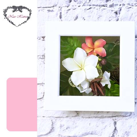 プリザーブドフラワー　スクエアフレーム