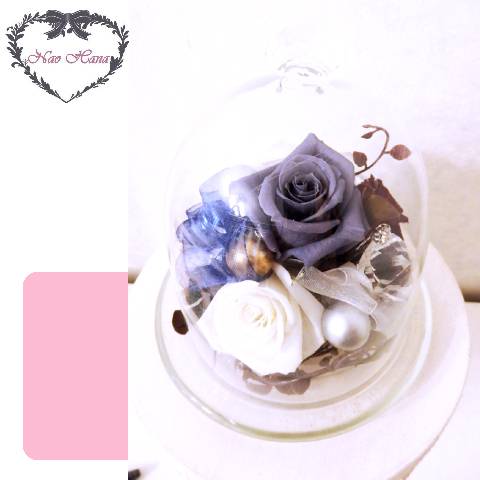 プリザーブドフラワー　カルテットローズドーム