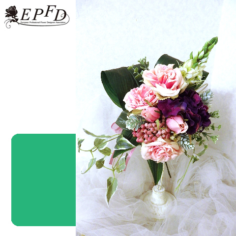 アーティフィシャルフラワー　グリーンブーケ