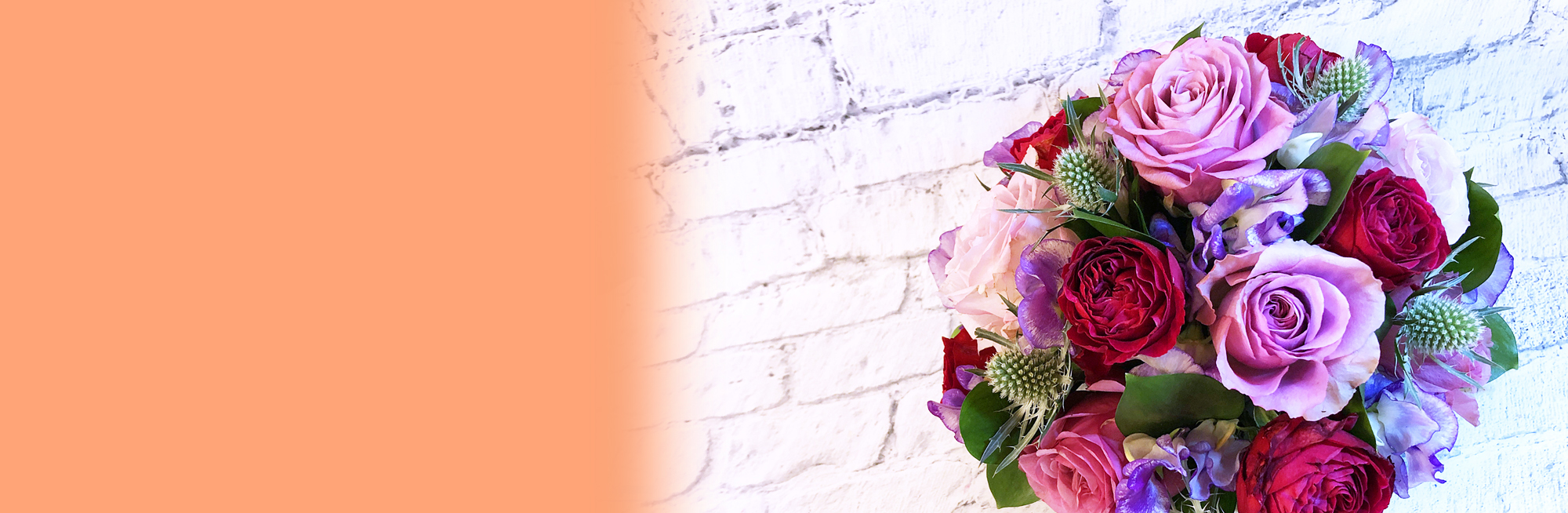 フレッシュフラワー　ラウンドアレンジメント